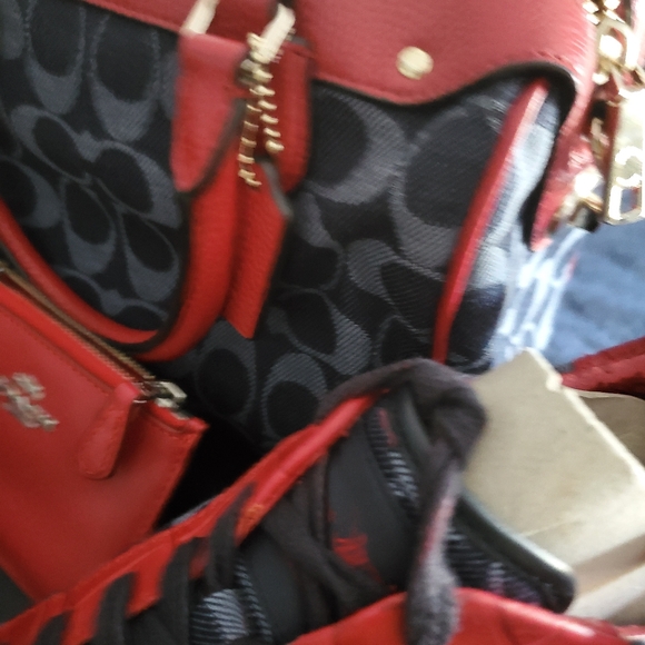 Preloved Coach Bennet Purse w/wallet & Coach Rebecca 9.5 shoes (great condition) - Picture 4 of 16